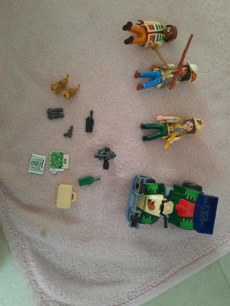 Adventure quad en stropers playmobil, Ophalen of Verzenden, Zo goed als nieuw, Complete set