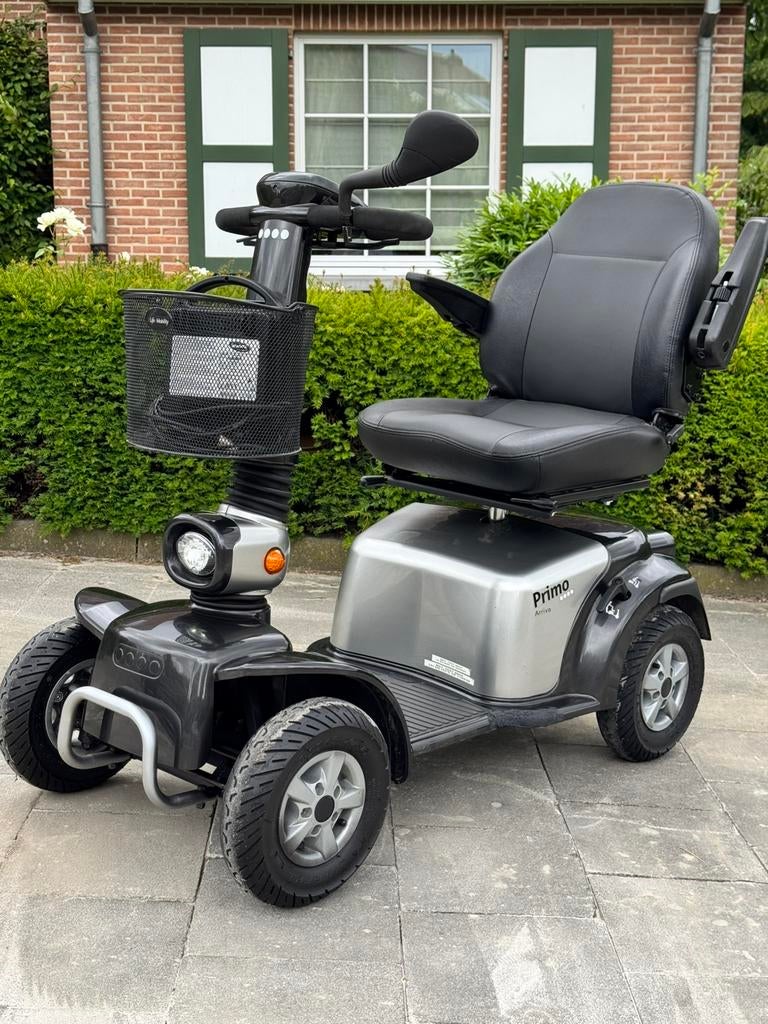 Scootmobiel L&M Primo - Voiturette électrique (parfait état), Enlèvement ou Envoi, Pliant, Comme neuf, Fauteuil roulant électrique