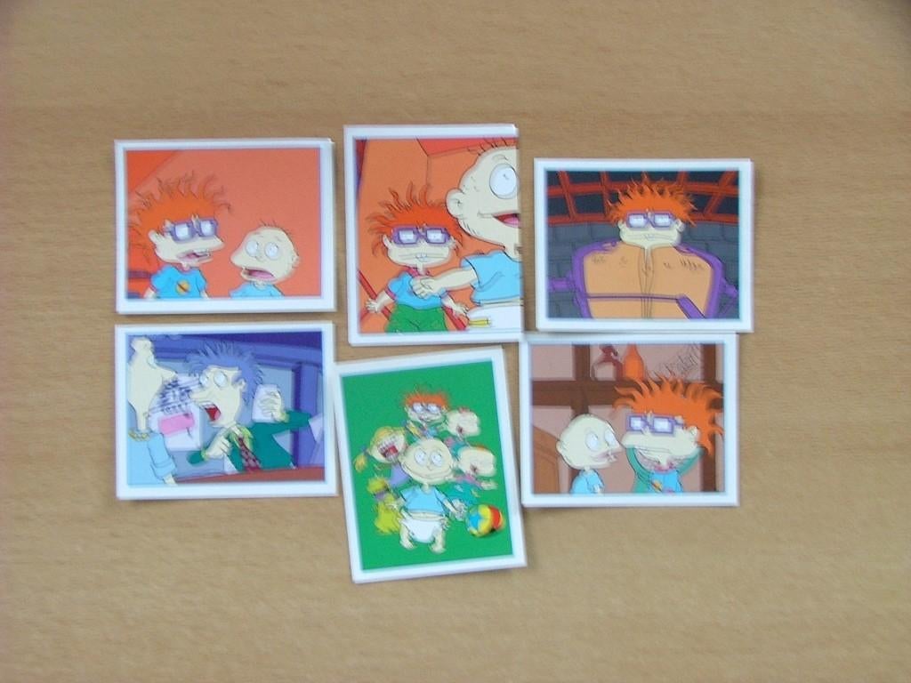 6 autocollants Rugrats - Nickelodeon, Collections, Enlèvement ou Envoi, Neuf, Bande dessinée ou Dessin animé