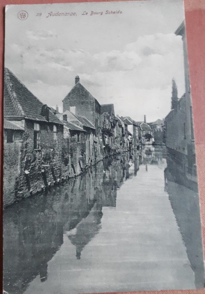 POSTKAART OUDENAARDE 1919 : Le Bourg Schelde Uitg.Walschaert, Verzamelen, Verzenden, Voor 1920, Gelopen, Oost-Vlaanderen