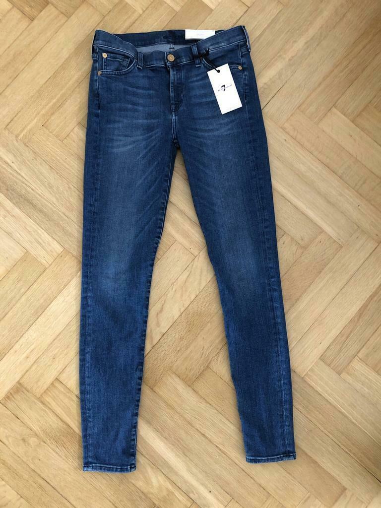 jeans skinny Seven bleu T 28 neuf, Neuf, Bleu