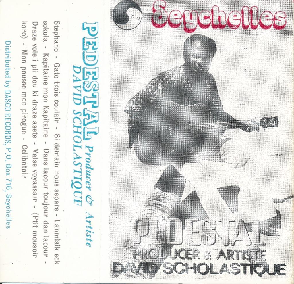 Cassette audio « Pedestal » David Scholastique, Enlèvement ou Envoi, Utilisé, Pop, Originale