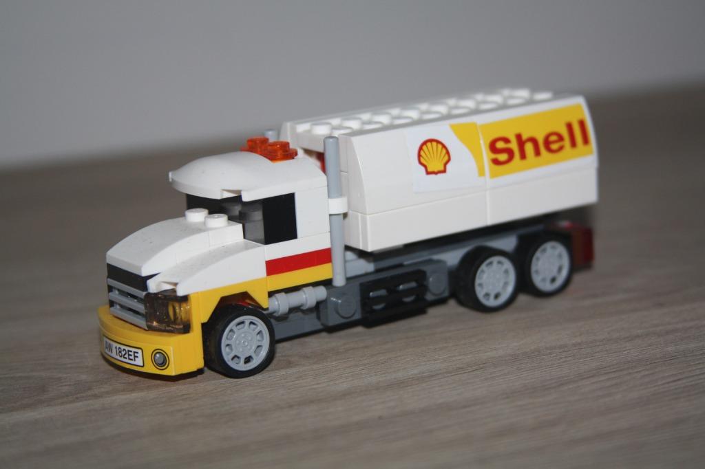 Lego , oude Shell tankwagen , goede staat , niet compleet, Enlèvement ou Envoi, Utilisé, Lego