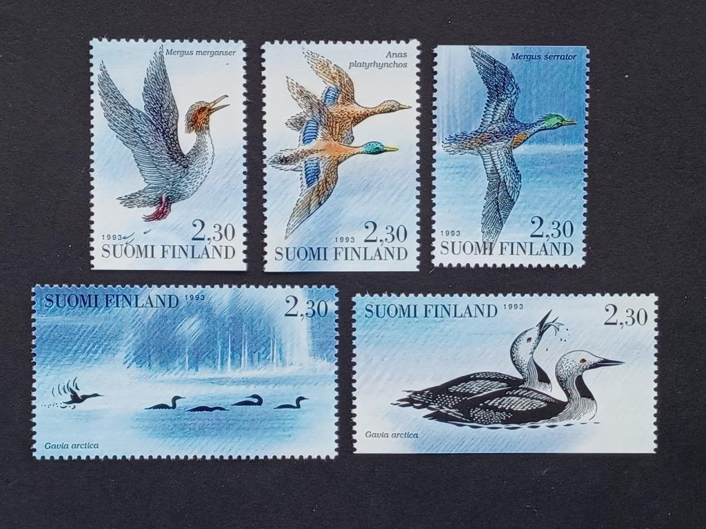 Timbres de Finlande, Enlèvement ou Envoi, Finlande, Non oblitéré