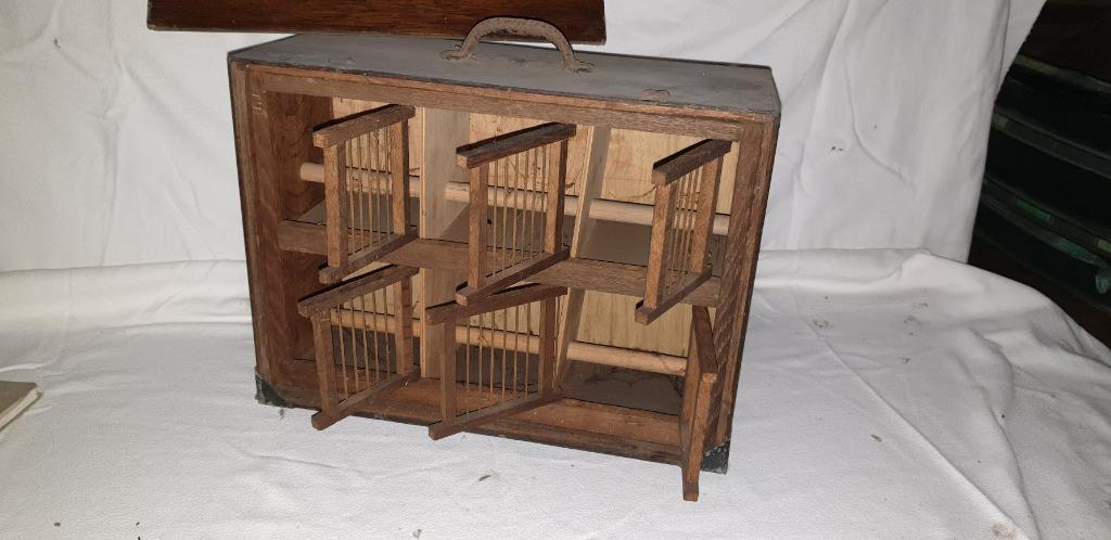 Vinkenkooi voor de verzamelaar, Enlèvement, Utilisé, Bois, Cage à oiseaux