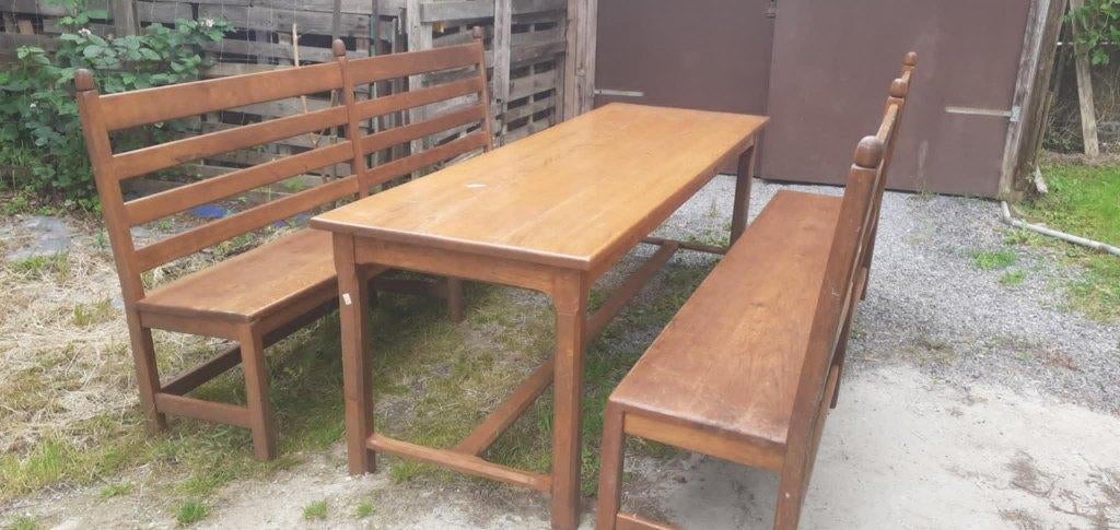 Table d'abbaye, Maison & Meubles, Tables | Tables à manger, Enlèvement, Comme neuf, Chêne
