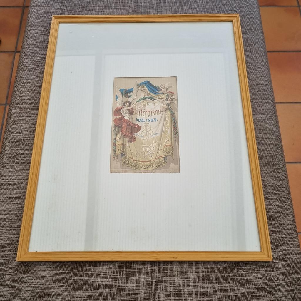 Chromolitho Catechisme Malines - Quatrième Partie, Enlèvement