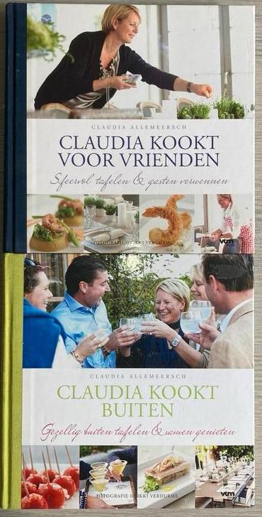 Claudia kookt voor vrienden/Claudia kookt buiten, Boeken, Kookboeken, Ophalen of Verzenden, Claudia Allemeersch