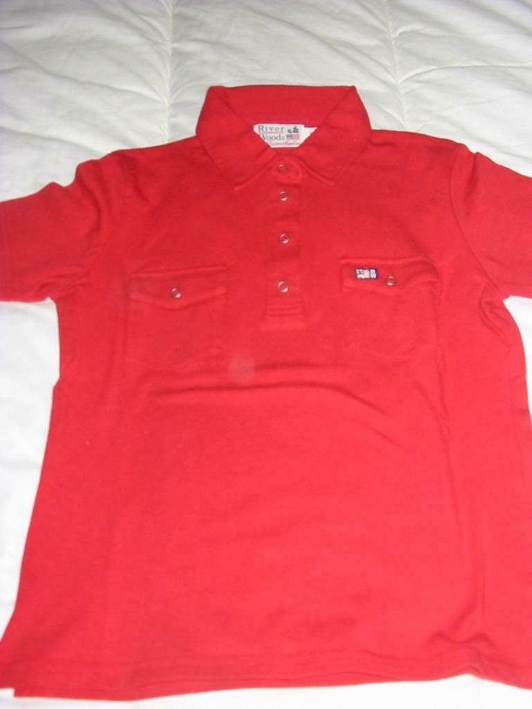 Rode t-shirt River Woods 12j (als nieuw), Ophalen of Verzenden, Zo goed als nieuw, River Woods