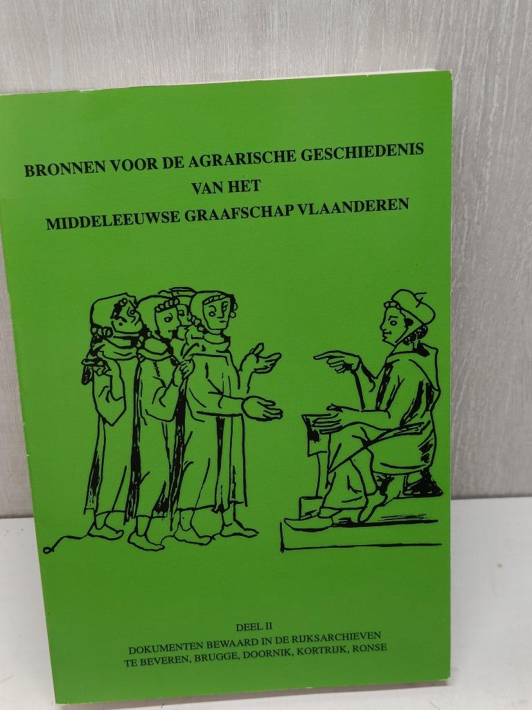 Bronnen voor de agrarische geschiedenis van het middeleeuwse, Ophalen of Verzenden, Zo goed als nieuw