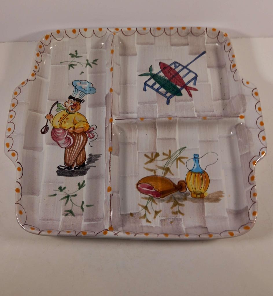 Plat céramique de style Fratelli Fanciullacci, Enlèvement ou Envoi, Comme neuf, Céramique, Autres styles