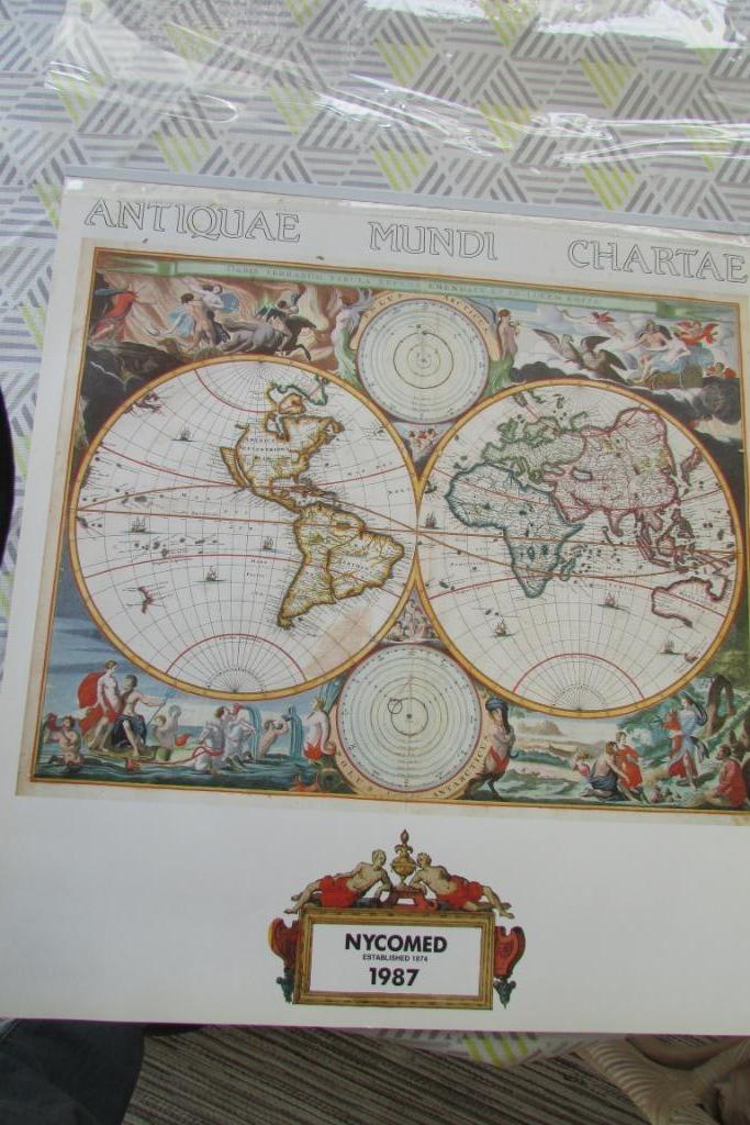 Antiquae Mundi chartae 1987 kalender, Ophalen of Verzenden, Nieuw, Prent
