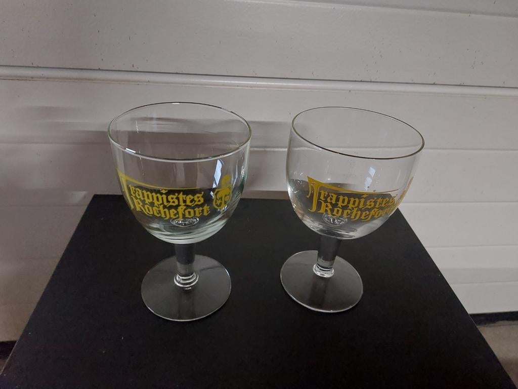 Verres à bière Rocchefort, Collections, Enlèvement ou Envoi, Comme neuf, Verre à bière
