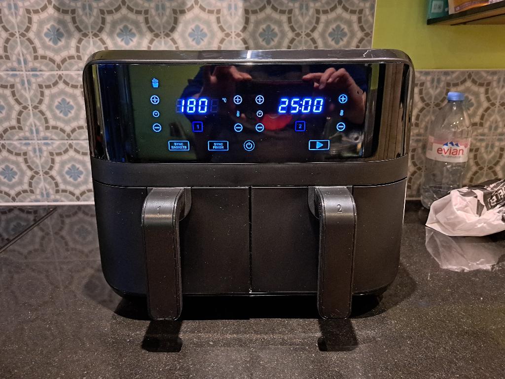 Airfryer Fritel Snacktastic 8180Duo, Elektronische apparatuur, Ophalen, Zo goed als nieuw, Airfryer, 1500 gram of meer