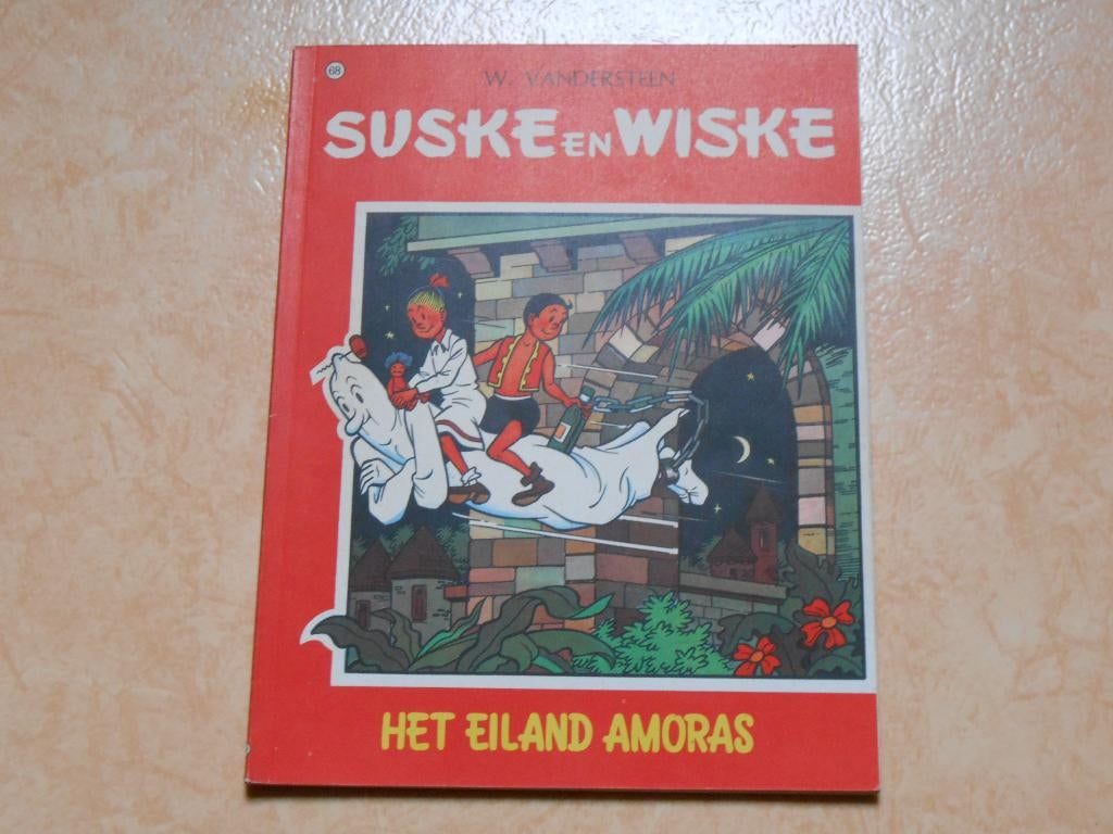 suske en wiske 68 het eiland amoras 1967 1ste dr. Matte vers, Enlèvement ou Envoi, Willy Vandersteen, Une BD, Comme neuf
