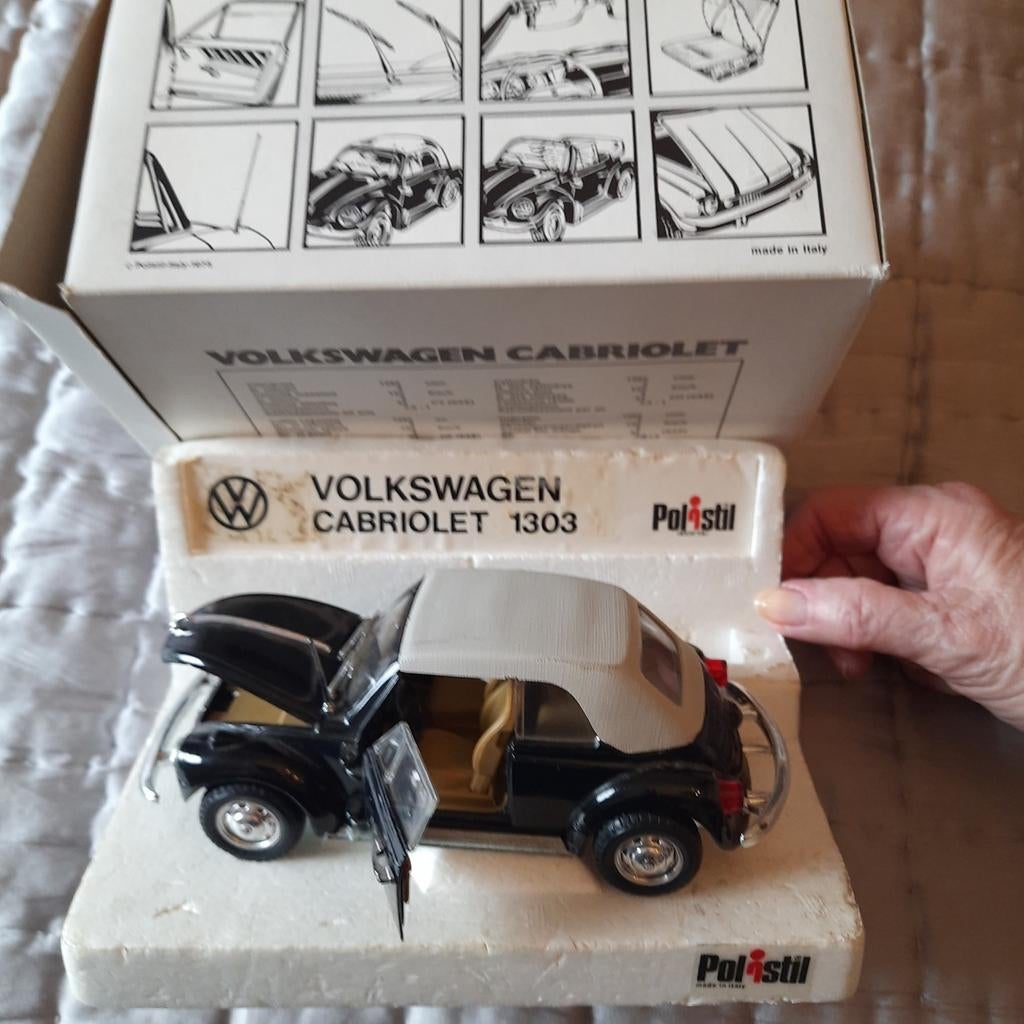 POLISTIL 1/24 : VW CABRIOLET 1303S *MIB*, Enlèvement, Neuf, Voiture, Autres marques