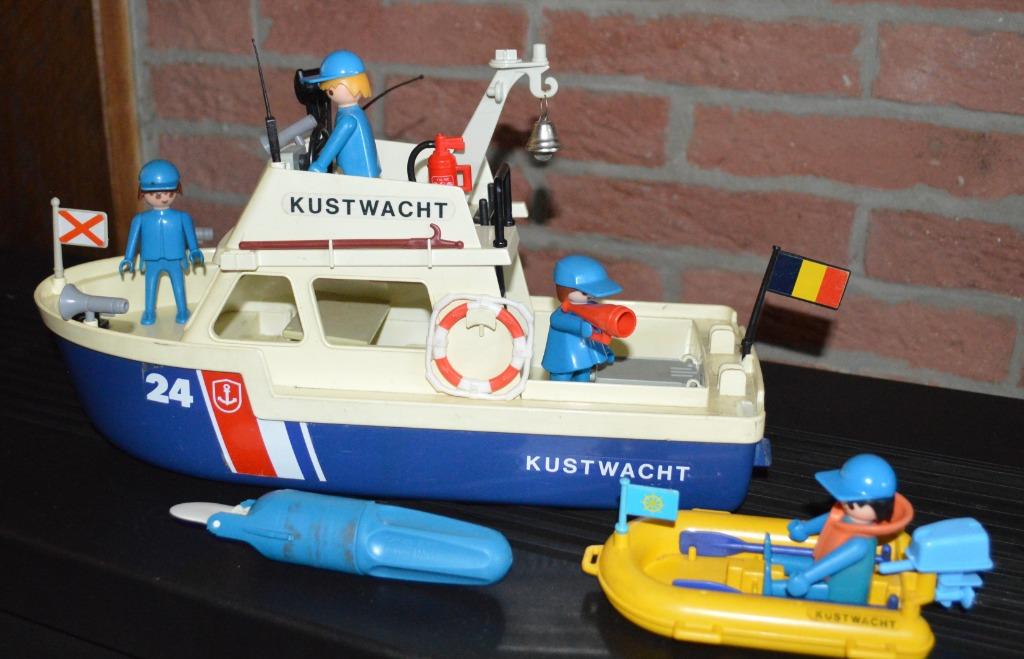 Playmobil kustwacht boot, Ophalen of Verzenden, Gebruikt, Complete set