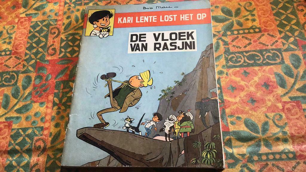 Kari lente lost het op(z2), Boeken, Gelezen, Bob mau, Ophalen of Verzenden, Meerdere stripboeken