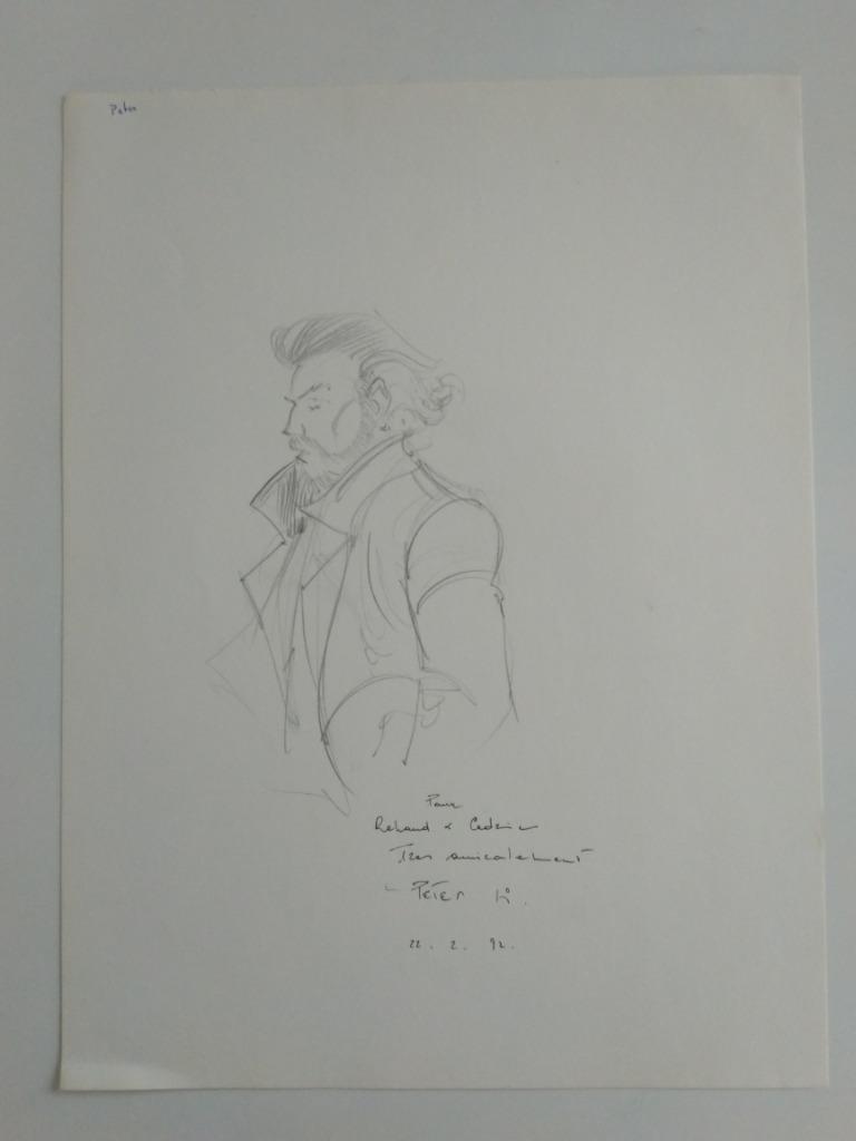 BD Planche dessin original de Peter Li TTB 1992, Livres, Peter Li, Enlèvement ou Envoi, Une BD, Utilisé