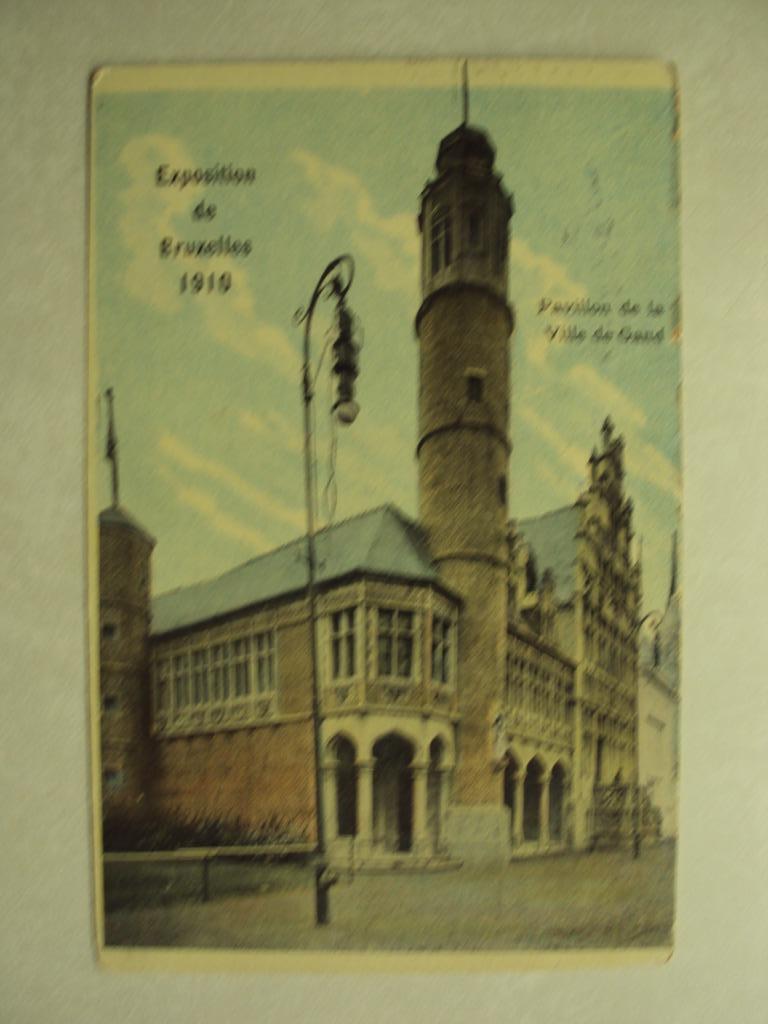 60008 - EXP. DE BRUXELLES 1910 - PAVILLON DE GAND, Collections, Envoi