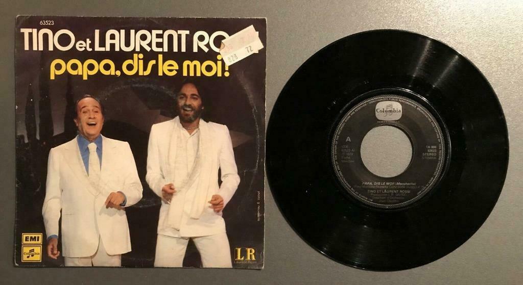 Vinyle de Tino & Laurent Rossi, Ophalen of Verzenden, Gebruikt, Overige genres, Single