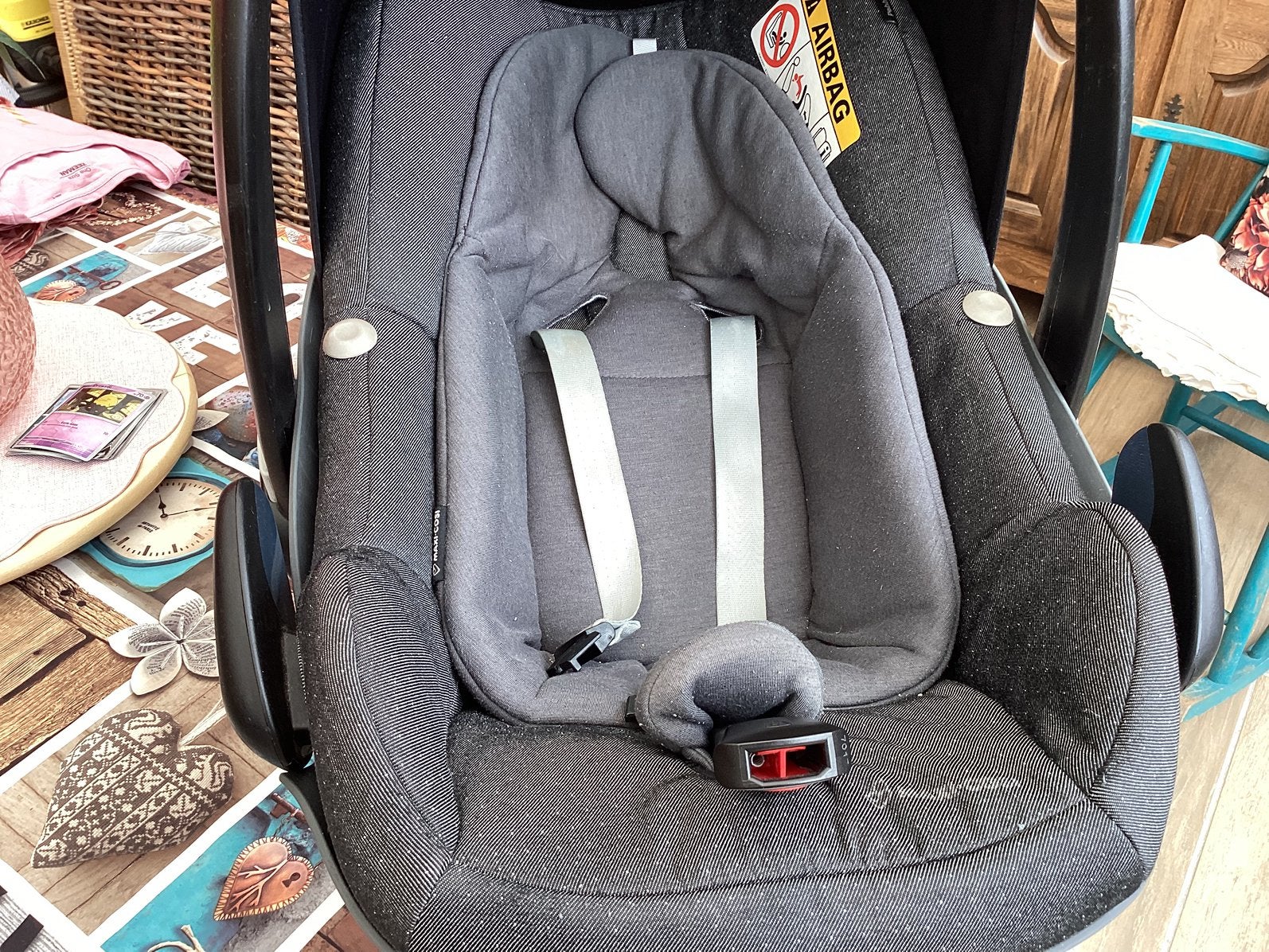 A vendre maxi cosy et sa base isofix, Enlèvement, Utilisé, Maxi-Cosi, Isofix