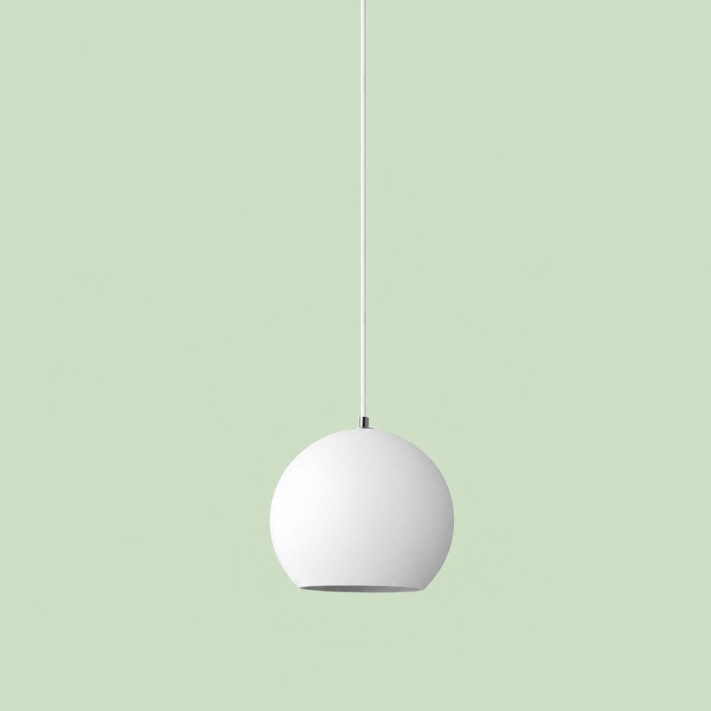 Verner Panton - Design Lamp - Topan VP6 Pendant - White, Enlèvement ou Envoi, Lampe, Métal, Marqué