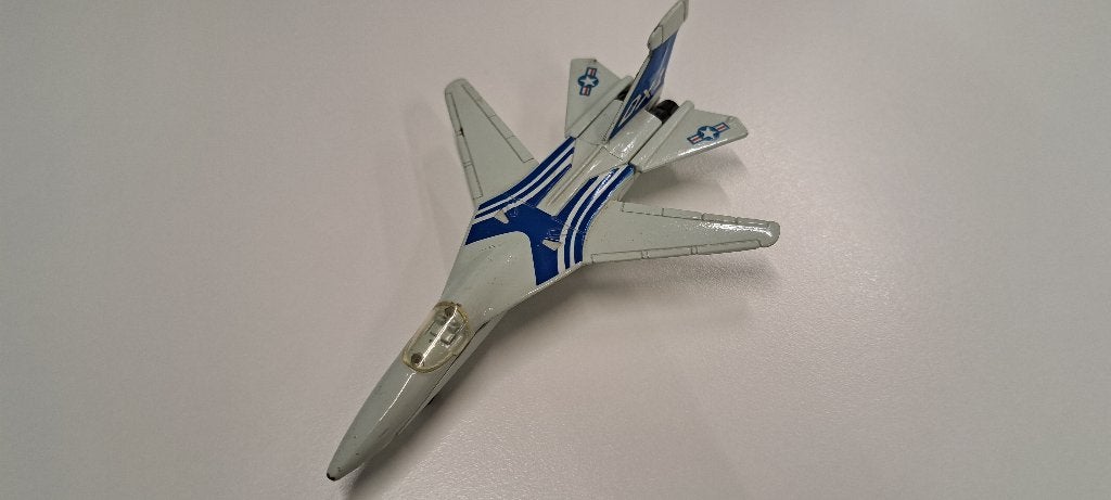 Vintage 1980's diecast F-111, Overige merken, 1:72 tot 1:144, Gebruikt, Ophalen of Verzenden