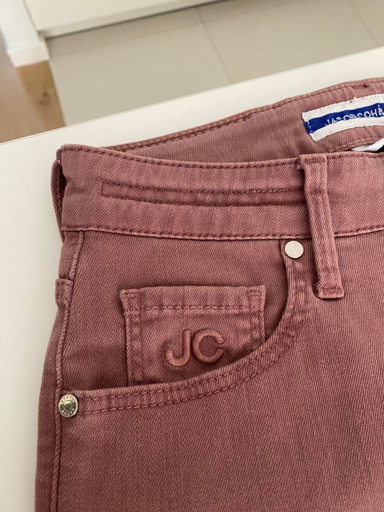 Jacob Cohen nieuwe donker rose broek ,heel speciaal, Ophalen of Verzenden, Nieuw, Overige kleuren