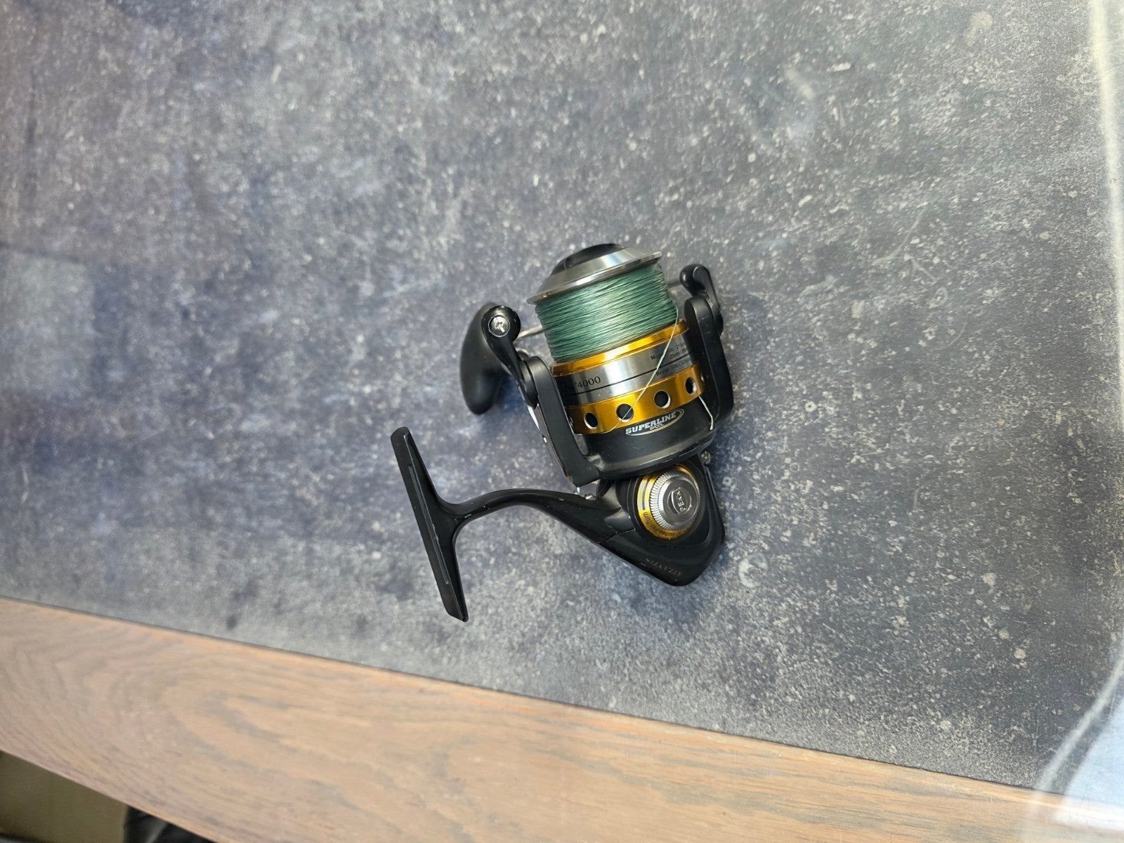 volledige spinning set penn en shimano +100shads nieuw, Ophalen, Zo goed als nieuw, Complete set