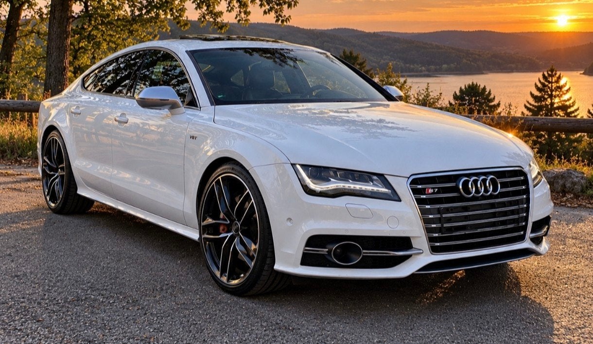 Audi S7 Capristo, Auto's, Automaat, 4 zetels, Wit, Leder
