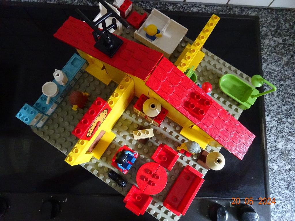 duplo 2770 speelhuis met gele muren **VINTAGE**, Ophalen of Verzenden, Duplo