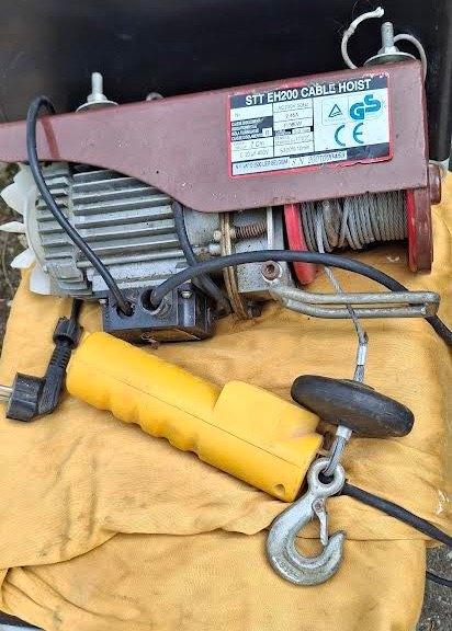 Elektrische Lier 220 v, Ophalen, Gebruikt, Elektrisch
