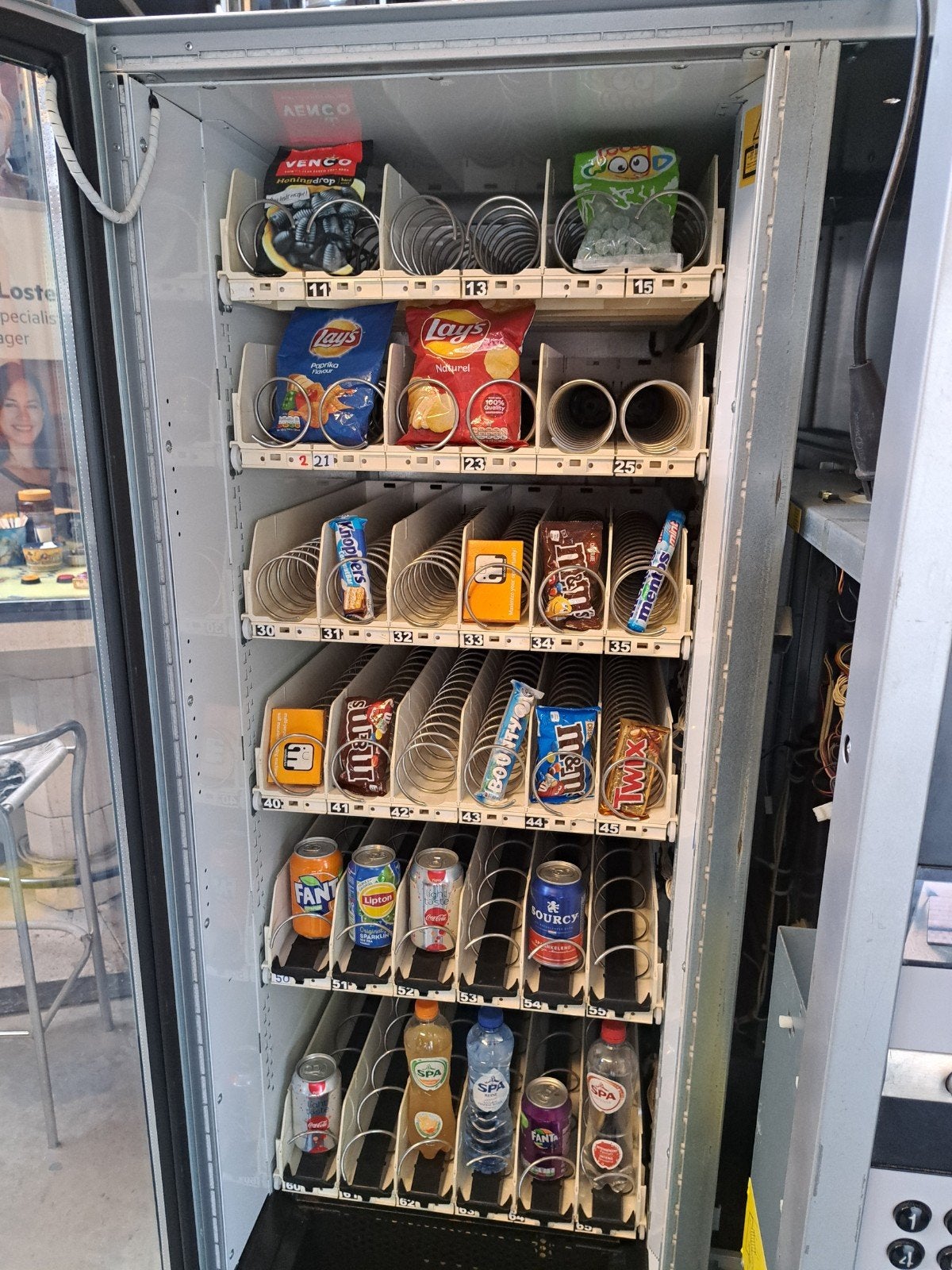 combi automaat Necta gekoeld, Verzamelen, Ophalen