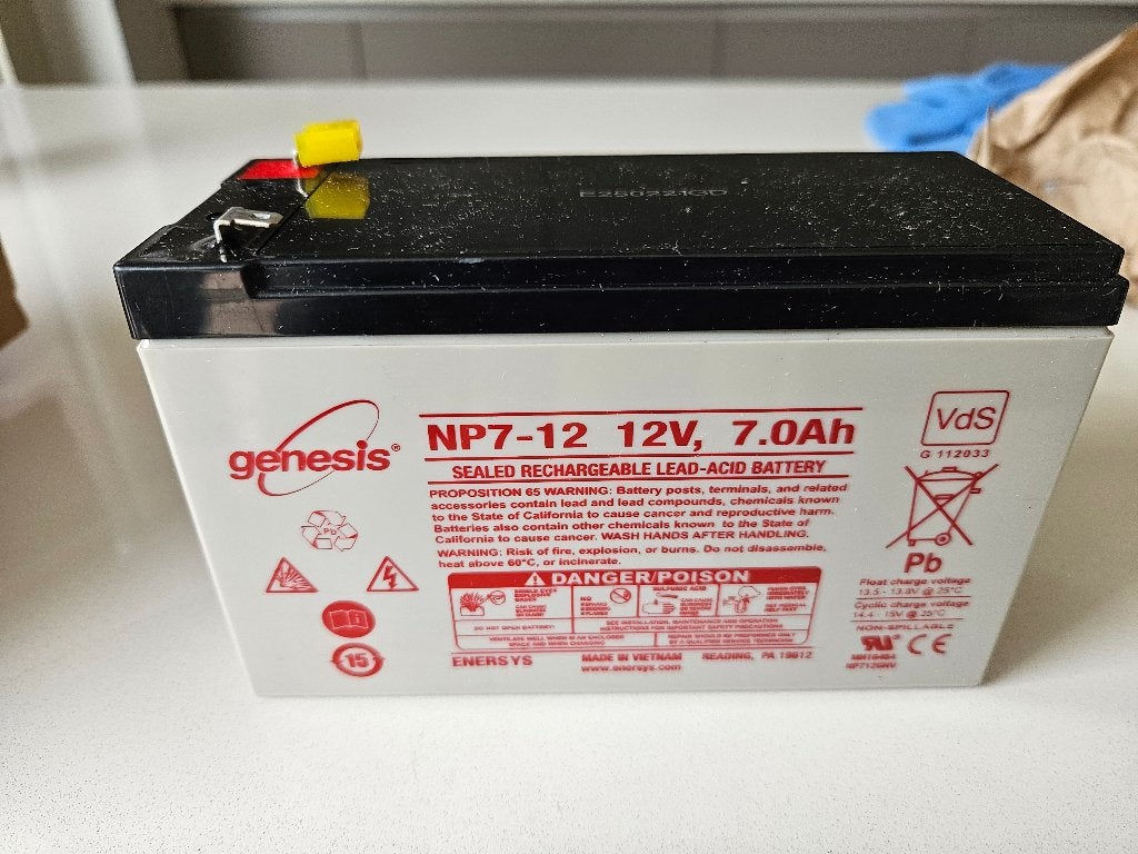 Batterij 12V 7Ah (NP7-12) ongebruikt, Ophalen, Nieuw, Oplaadbaar