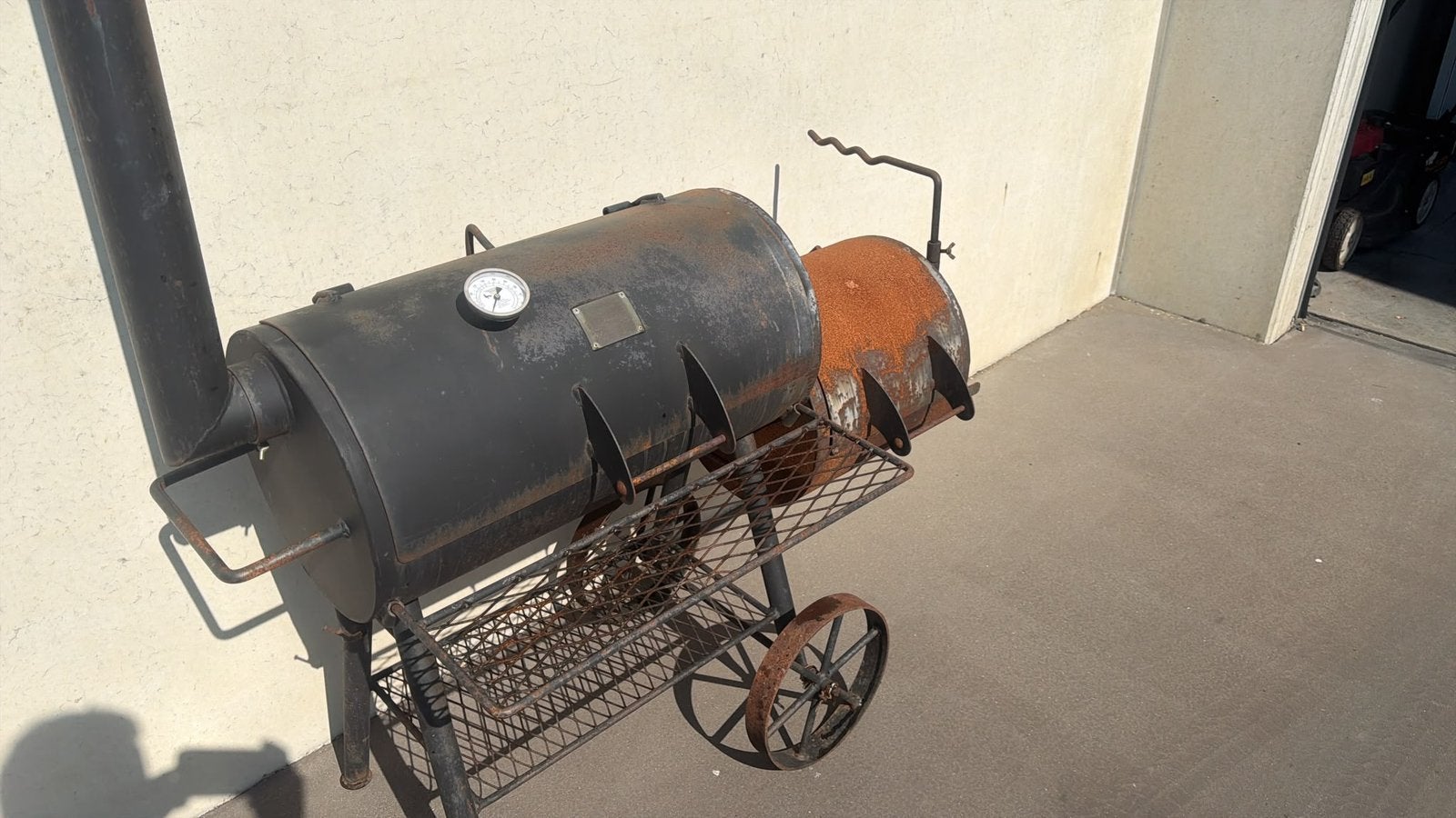 Originele Oklahoma Joe 16” Offset Smoker-stevige klassieker, Ophalen, Gebruikt