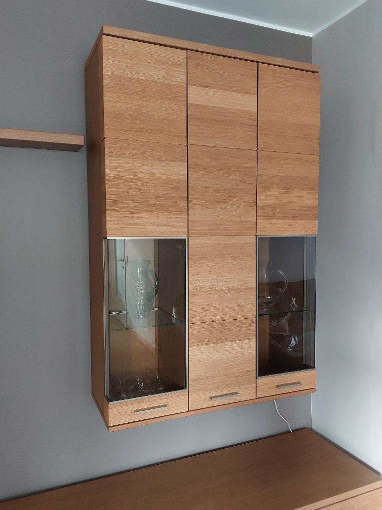 vitrinekast, wandmeubel en tv meubel, Ophalen, Gebruikt, Glas