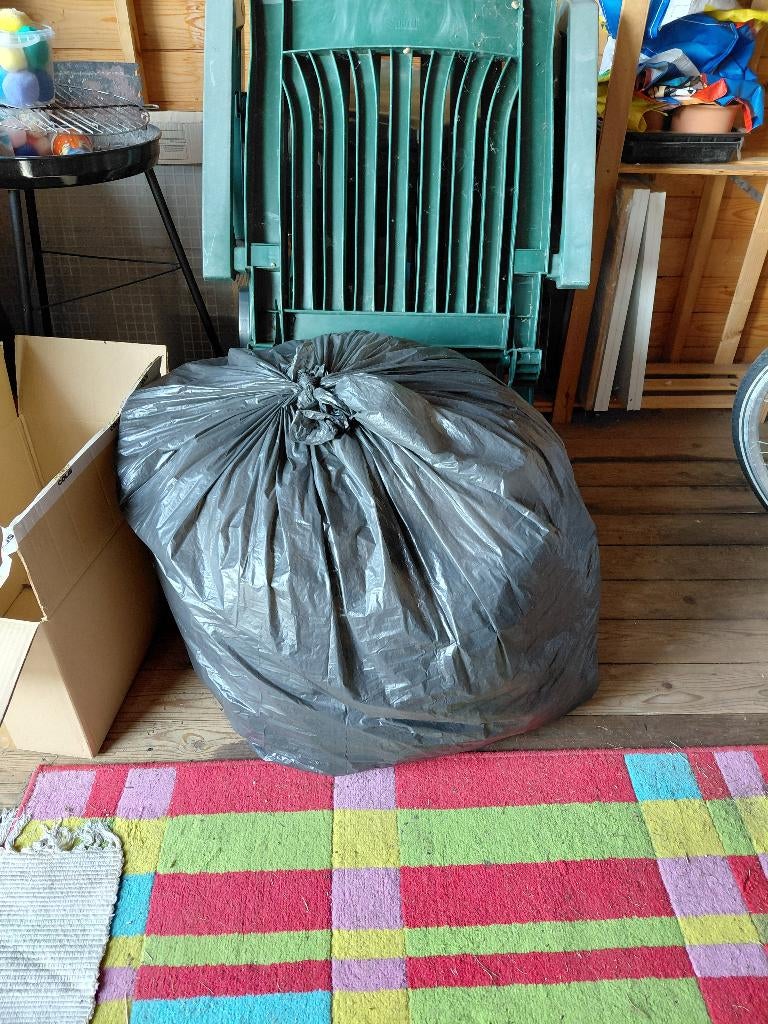 Vulling witte bolletjes, Maison & Meubles, Sièges-poires, Enlèvement, Comme neuf, Blanc, Autres types