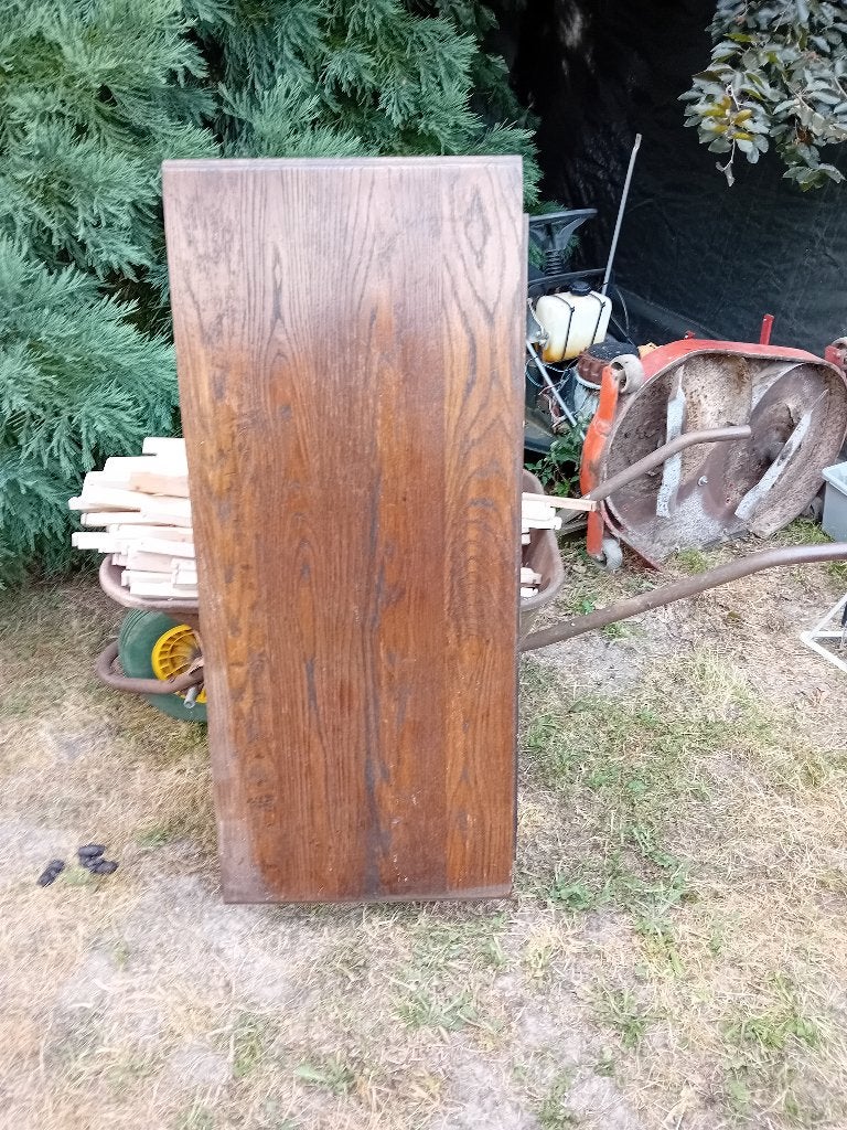 Table en chêne, Maison & Meubles, Cinq personnes ou plus, Rond, 100 à 150 cm, Enlèvement