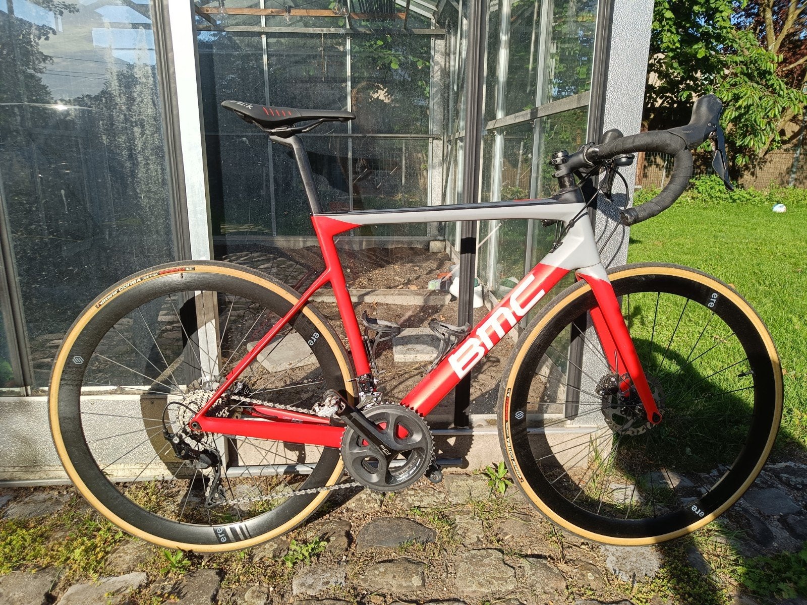 koersfiets: BMC teammachine SLR02, Ophalen