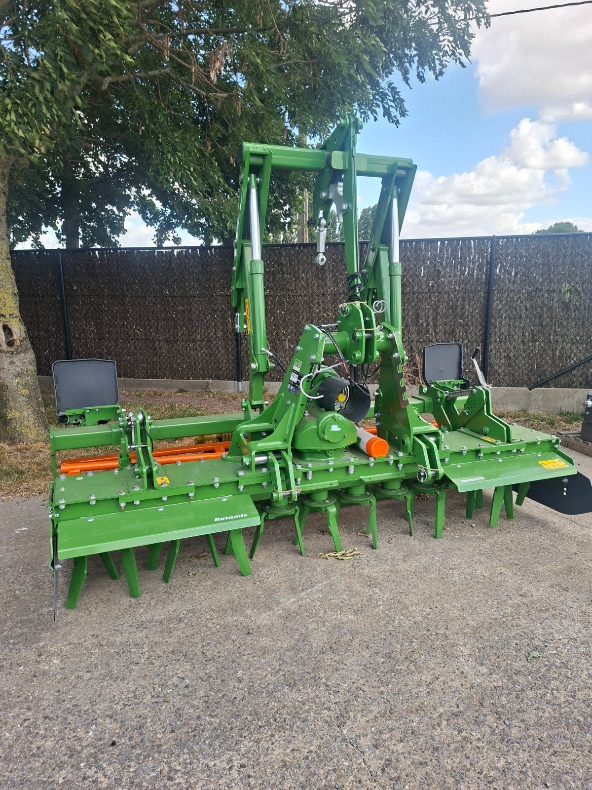 Amazone rotoreg 3m, Ophalen