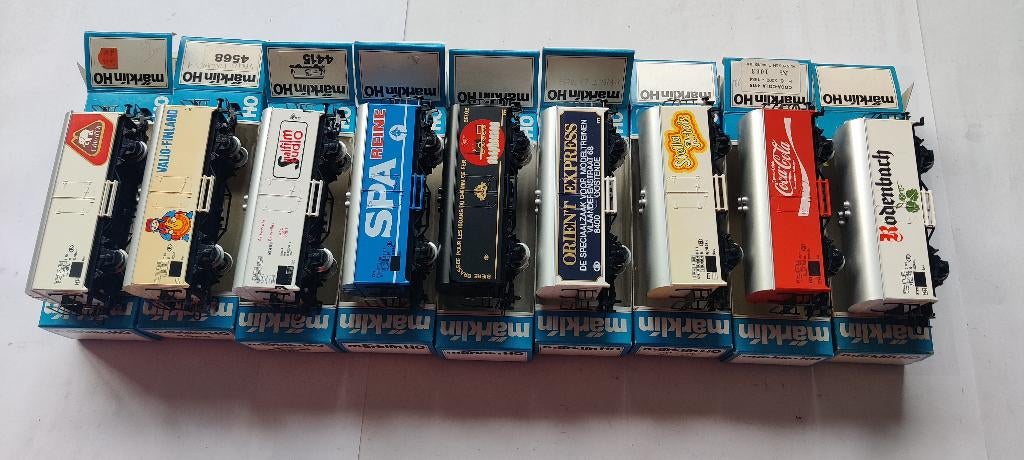 Märklin 4415 diverse reclamewagens, Hobby en Vrije tijd, Modeltreinen | H0, Gebruikt, Wagon, Wisselstroom, Märklin, Ophalen of Verzenden