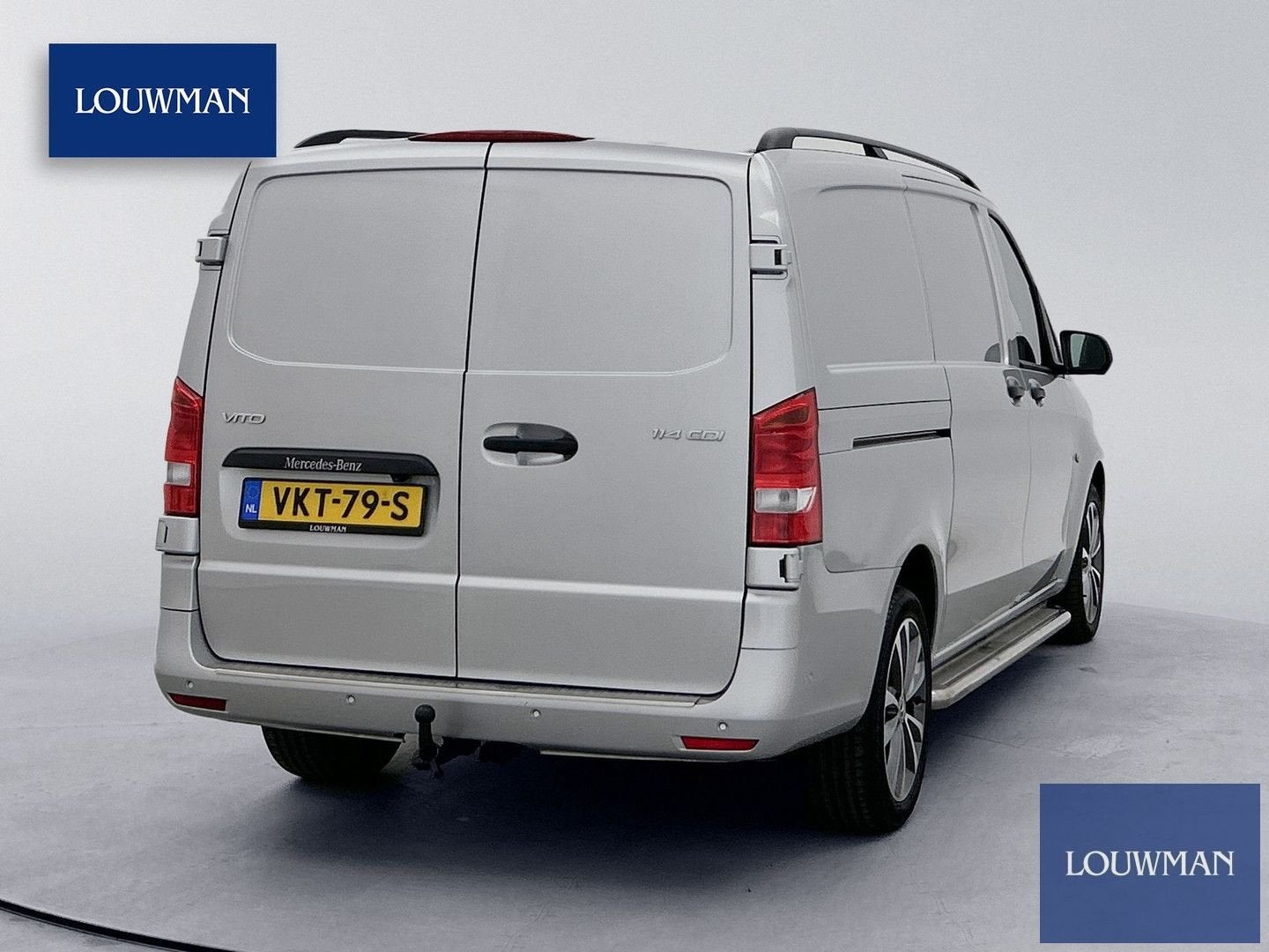Mercedes-Benz Vito 114 CDI Lang Automaat Navigatie Trekhaak, Automaat, Mercedes-Benz, Diesel, Zilver of Grijs