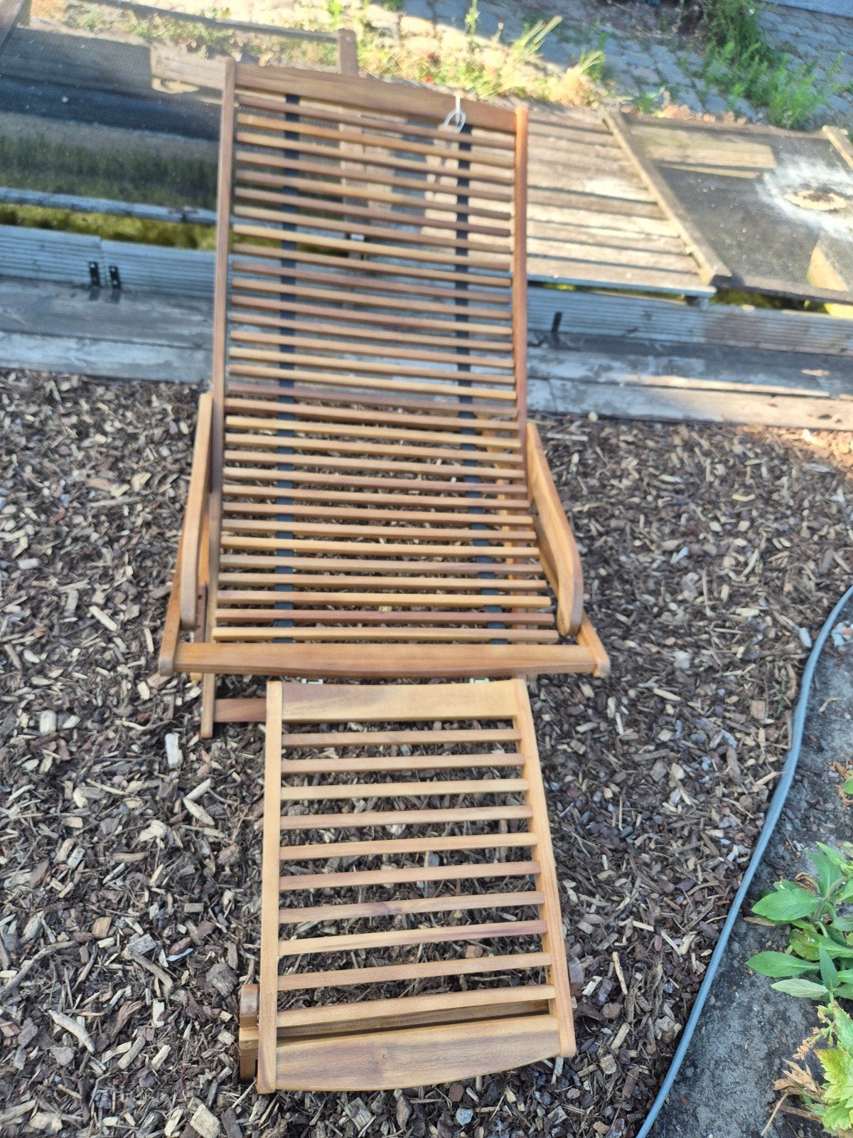 2 nouvelles chaises longues en bois d'acacia, Jardin & Terrasse, Enlèvement, Neuf, Bois