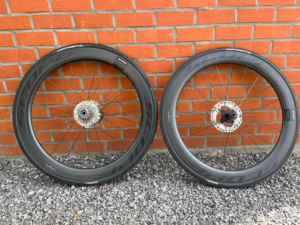 Roues carbones Scope, Enlèvement, Comme neuf, Roue, Carbone