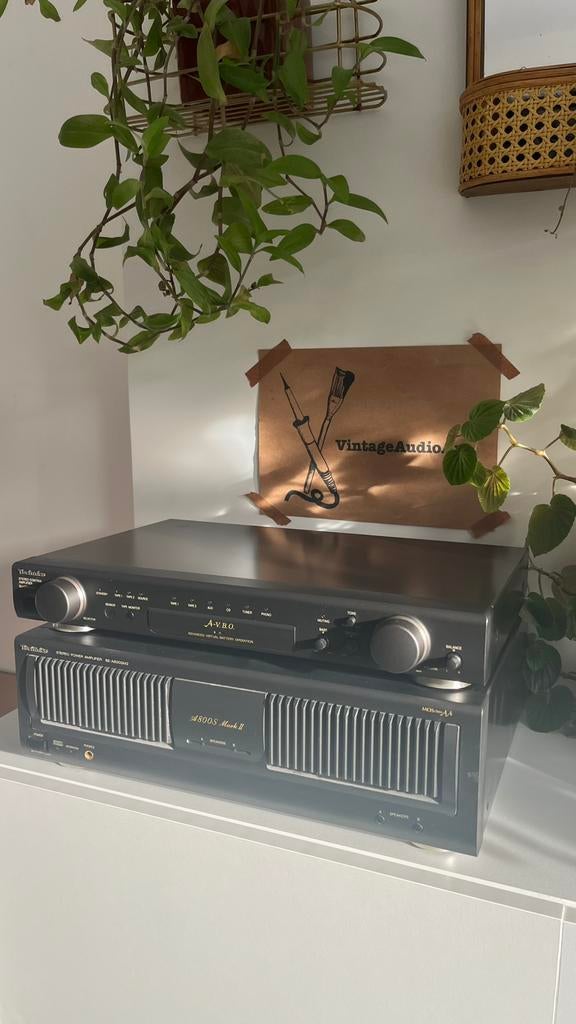 Mooie Technics set met 6 maand garantie, Audio, Tv en Foto, Versterkers en Ontvangers, Refurbished, 60 tot 120 watt, Stereo, Ophalen