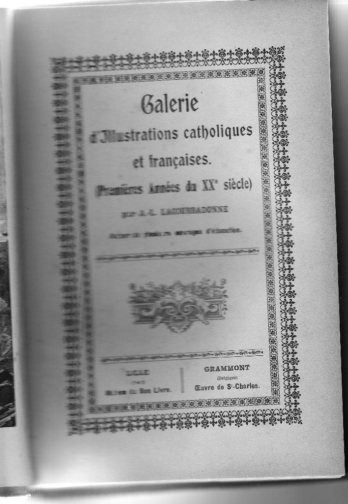 A.L. Lacourbadonne « Galerie d'illustrations, Enlèvement ou Envoi, Comme neuf