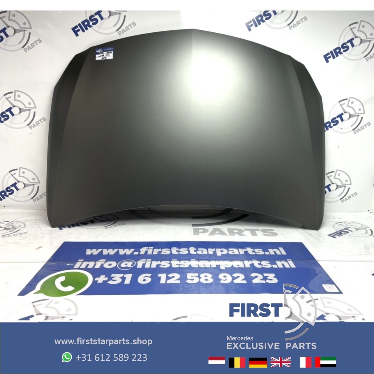 W176 motorkap Mercedes A Klasse 2012-2018 origineel wit zwar, Utilisé, -, Capot moteur, Avant