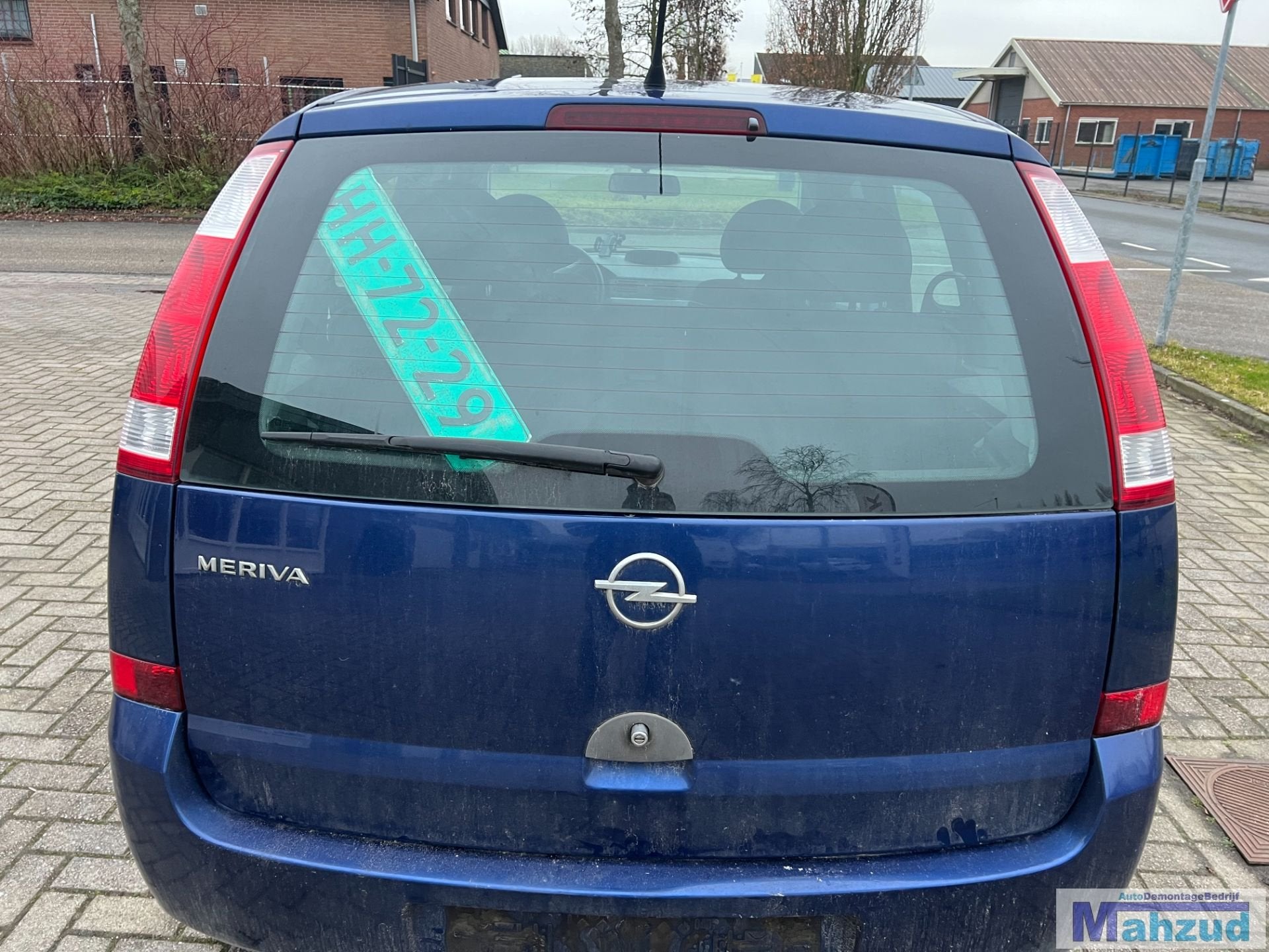 Hayon arri re bleu OPEL MERIVA A Z21B 2003-2010, Opel Automobile GmbH, Porte, Opel, Bahnhofsplatz 1
65423  Russelsheim am Main, DE