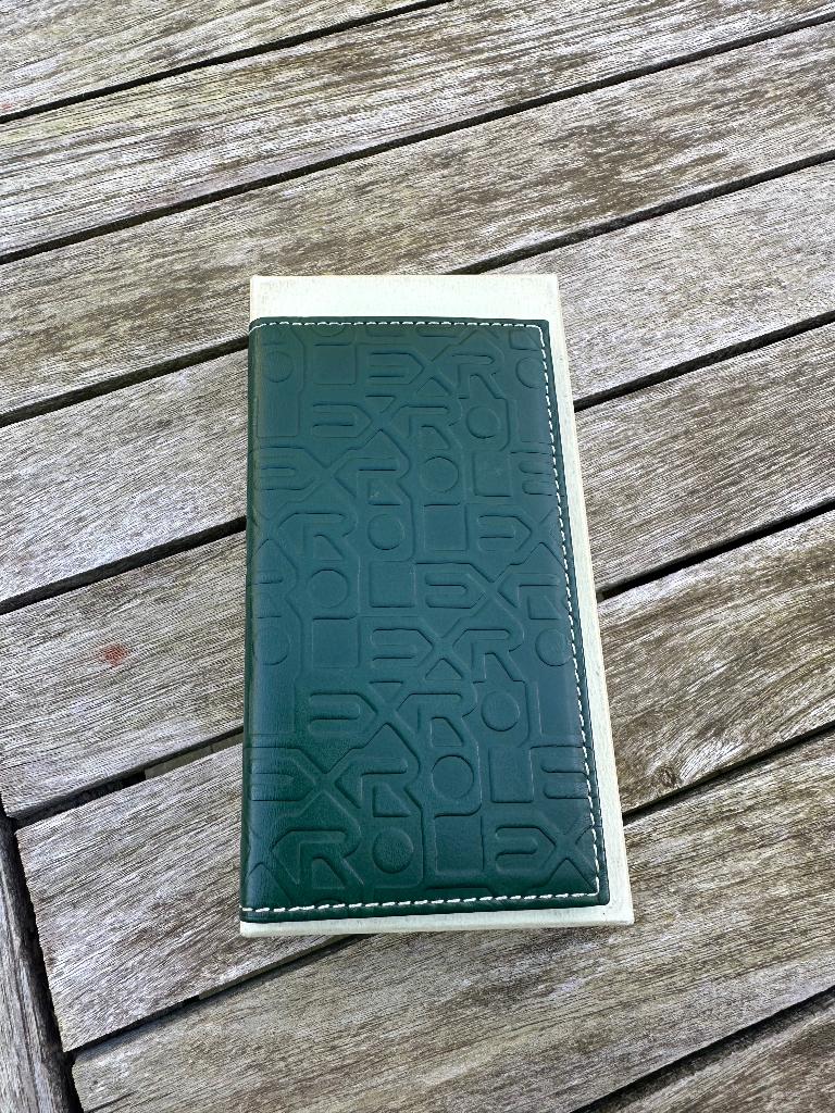 Rolex kaarthouder, Neuf, Autres marques, Cuir, Vert
